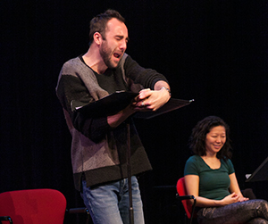 Nathan Keepers and Sun Mee Chomet in Alice Tuan&#039;s CALIFORNIA LOVE, part of the 2015-16 Ruth Easton New Play Series