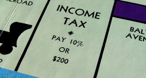 Monopoly Income Tax square courtesy stockmonkeys.com