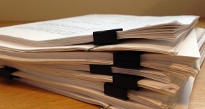 Photo of a pile of scripts