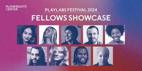 Photos of the playwrights participating in the PlayLabs Festival Fellows Showcase.